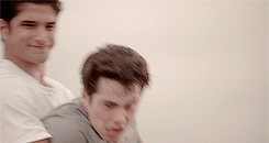 daniels-gillies:teen wolf meme ♡ favourite brotp: sciles