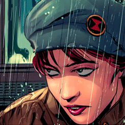 Natasha Romanoff: Avenger, super-spy, and fashionable hat wearer. 