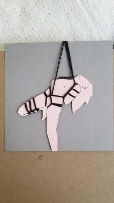 cannabisqueenofnight: cannabisqueenofnight:  So.. I told my best friend that I’m starting to get into bondage and she told me about this idea she had had before to make papercraft bondage scenes……😍😍😍  They turned out so well, OMFG. 🙊