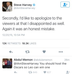 stability:  Steve Harvey accidentally announced