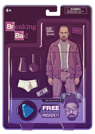mechamelissa:  BREAKING BAD ACTION FIGURES - Walter by Mike Wrobel  