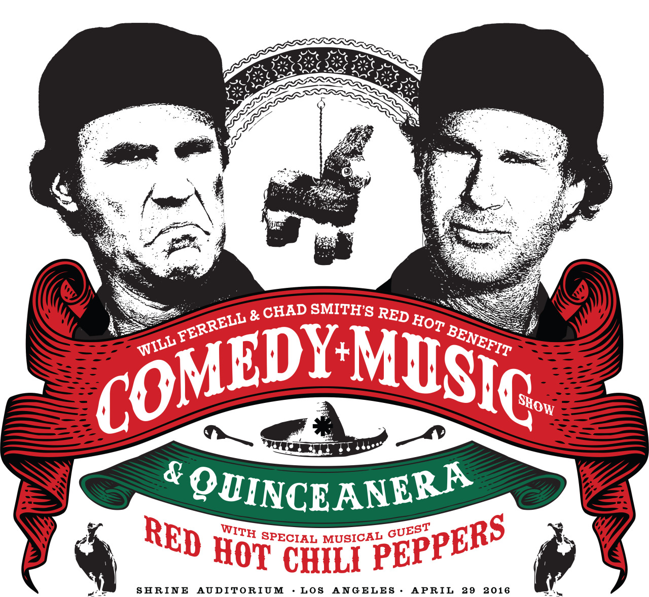 Will Ferrell and Chad Smith’s epic drum off/quinceañera happens LIVE tomorrow! You do not want to miss this