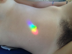 meditategravitate:  rainbow coming from my sacral 