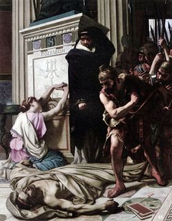 Death of Demosthenes. 19th.century. Camille