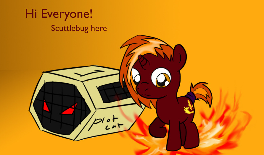 taboopony:  Shymod: O scuttlebug!Scuttlebug: no really.. wheres my ice cream… did