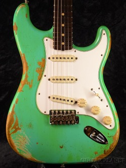 bushdog:  Fender USA Custom Shop TBC 1964 Stratocaster Heavy Relic -Sea Foam Green- 2014 