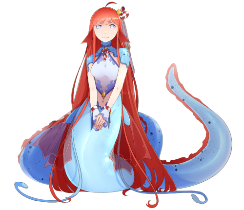 soupplz:Oarfish mermaid with transparent