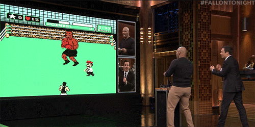 fallontonight:  Mike Tyson takes on his Nintendo self in Mike Tyson’s Punch-Out!!
