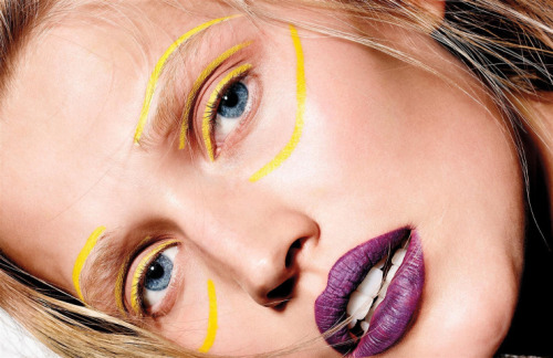 marcgiela:  i-D Magazine Winter 2014Model: Toni GarrnPhotographer: Richard Burbridge