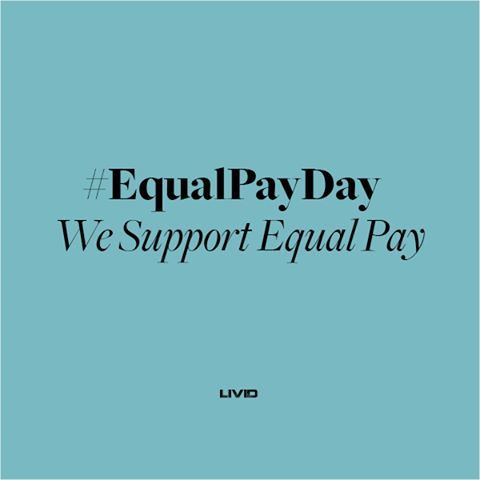 We believe that there should be no difference in pay rate base on gender! Raise the standard! @livid