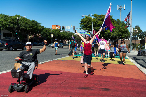 Something to feel hopeful about: The first-ever Bi Pride parade in West Hollywood last month. Yay vi