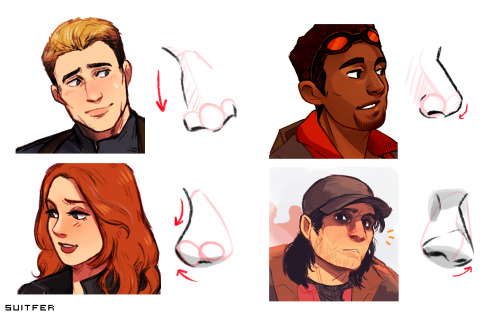 Thank You So Much!! Noses Can Be Tricky, But If You Simplify Them To Triangles And Circles, You’ll