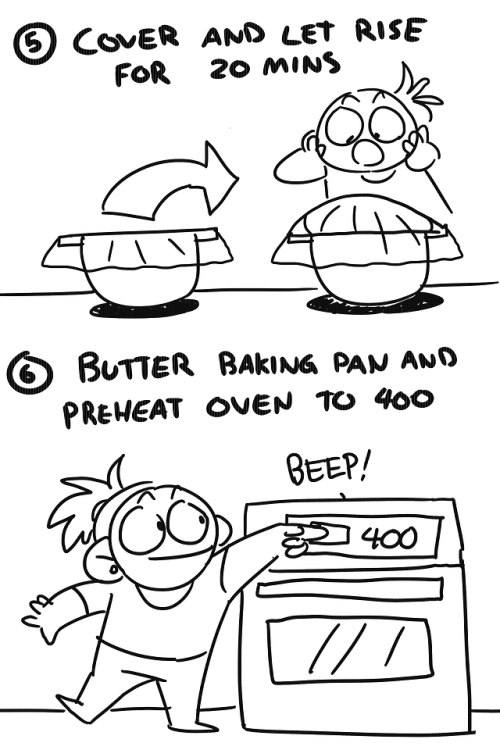 criedmurphy:1 hour bread roll zine! The file for this got corrupted and I had to redo the last few p