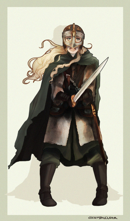 cccrystalclear:EOWYNAfter four days of working the pictures are finished and i’m pleased with myself