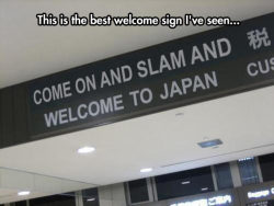 georgetakei:  From a fan. #SlamInJapan #LostInTranslation Source: Brad Takei