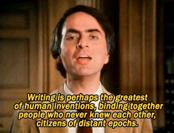 intimatehistory:  Sagan love. Billions and billions of books… 