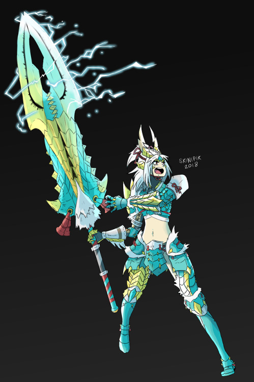 MY ART ON 2018MY ART THIS 2019Monster hunter Zinogre armor..my 2018 art is decent but I can’t say th