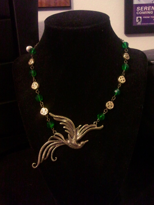 My latest design! Inspired by Jean Gray&rsquo;s green-and-gold Phoenix costume from the X-Men comics