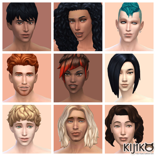 Skin Tones Maxis Match EditionI updated my skin tones that look flat & smooth,(so,in other words