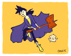 calexn:  marceline the vampire queen slayer.