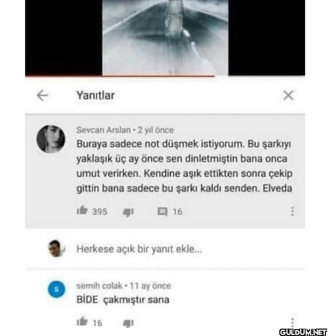 242- BİDE çakmıştır sana  ...