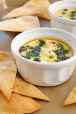 fattributes:  Creamy Baked Eggs with Chimichurri