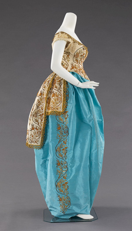 Fancy dress costume by Charles Frederick Worth, 1870