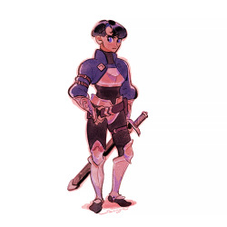 seonga-seonga:  doodle women knight design