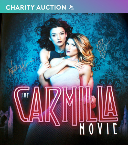 If you’re a Carmilla fan, we’ve got an autographed poster and set of buttons signed by Natasha