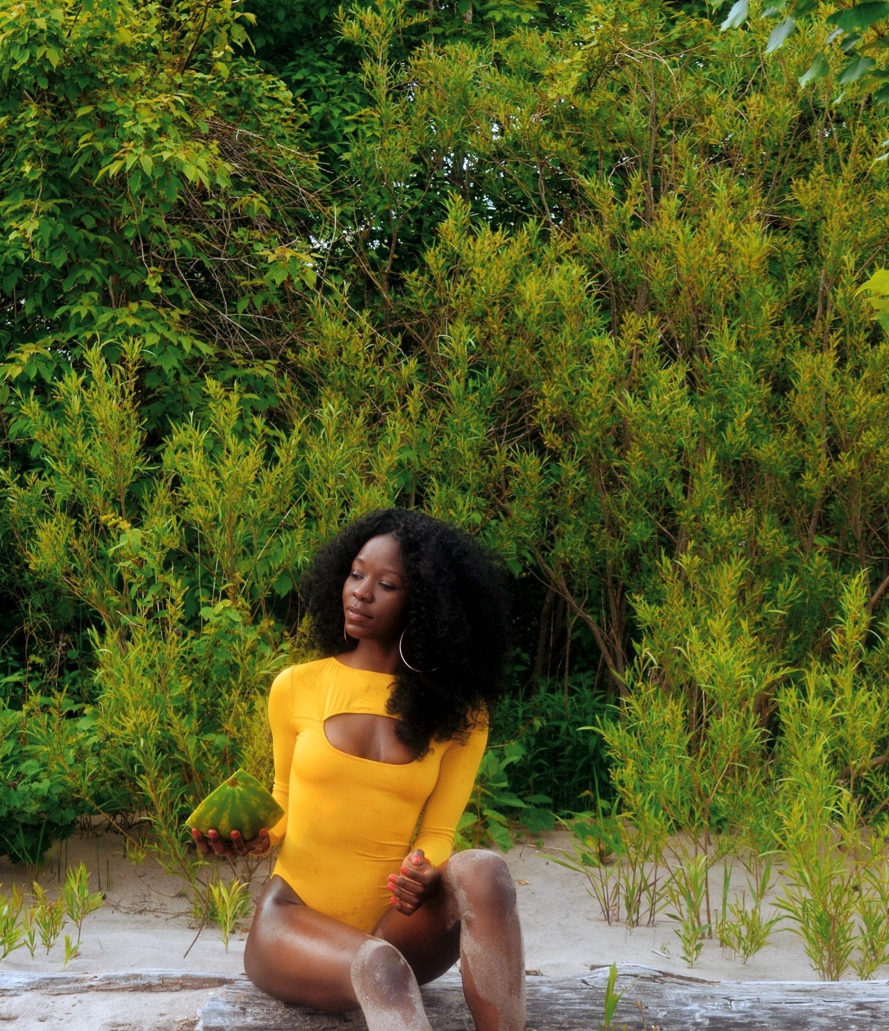 youngblackandvegan:  she-is-king:  A Day On The Beach (In Pictures) Swimsuit Designed