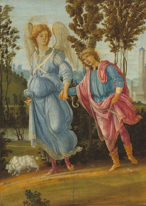 Tobias and the Angel, Filippino Lippi, ca. 1472-82