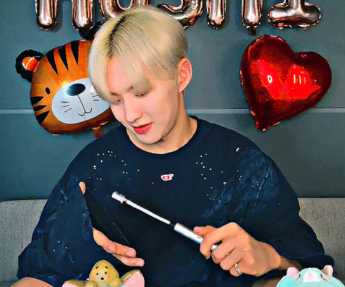 Hoshi Burning His Sweater And Smelling It