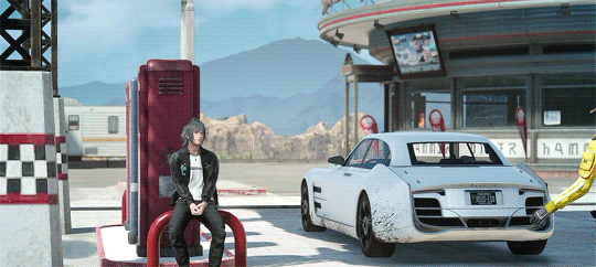 ffxvcaps:  Final Fantasy XV → ”Howdy there, Prince! Are ya’ll on break?”