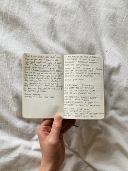 warmhealer: Do you keep a commonplace book? It’s not entirely a journal or a scrapbook – it’s more a carefully curated notebook compiled of texts copied from anywhere and everywhere. It can contain anything as long as it affects the compiler. I’ve