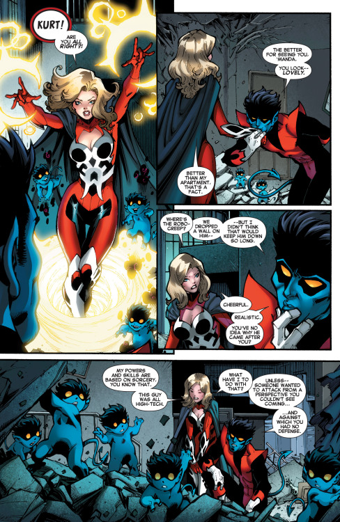 Nightcrawler #1
Written by Chris Claremont
Art by Todd Nauck
Color by Rachelle Rosenberg
Lettered by Cory Petit