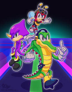 so0oper-art:  Espio, Chamy and Vector from
