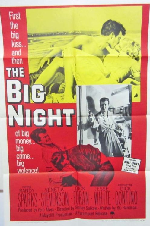 THE BIG NIGHT (1951) directed by Joseph LoseyLosey’s last film before leaving the US to exile in Ame