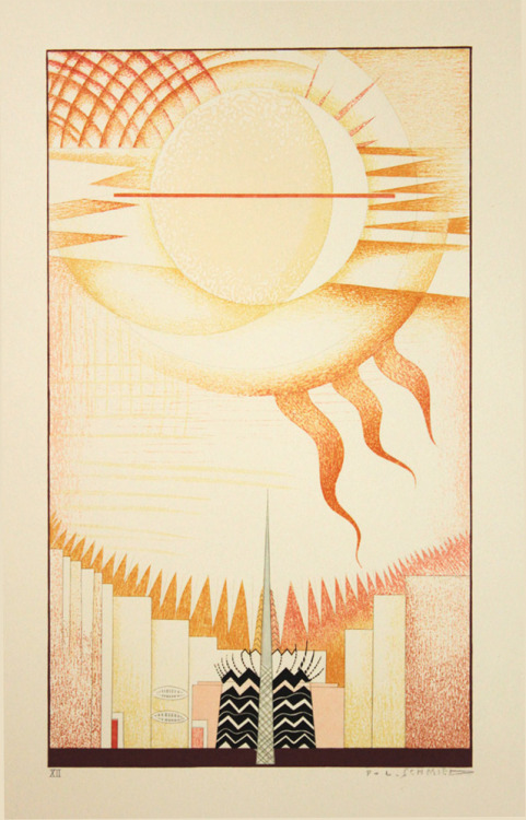 François-Louis Schmied, artwork for Le Livre de la vérité de parole, 1929. – “I am a mummy of 