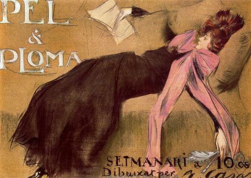 “Joven decadente” by Ramon Casas,1899