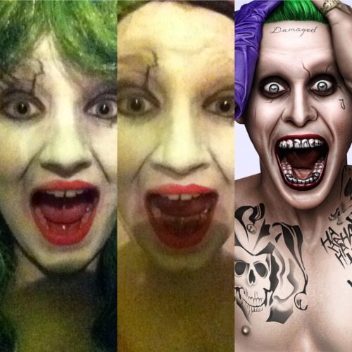 Tried out my Jared Leto Joker make up today, I think it turned out pretty good