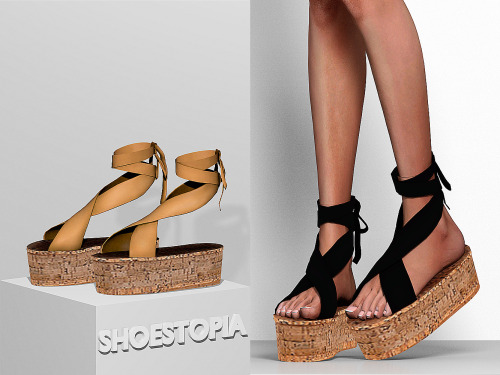 Shoestopia - Memories Sandals+10 SwatchesFemaleSmooth WeightsMorphsCustom ThumbnailHQ Mod Compatible