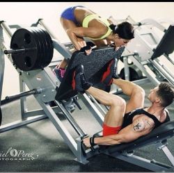 Wantlikeaforestfire:  Post-Beach Training Date At The Big Boss’ Gym That’s The