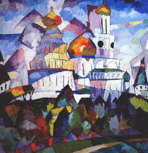 Churches, New Jerusalem, 1917, Aristarkh Lentulovhttps://www.wikiart.org/en/aristarkh-lentulov/churc