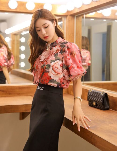 Blouse And Skirt