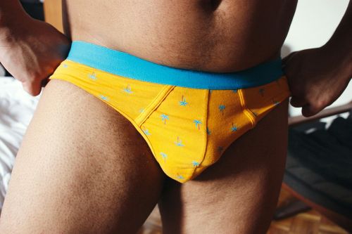 wcazador:  Normally I don’t wear yellow underwears but this one is kind of nice  😈👙 and comfortable. 😶