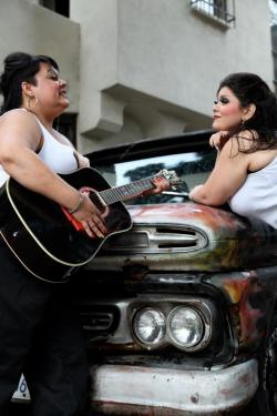 lalunafemme:  More pics from my photo shoot last weekend!!!! Chola Femmes like whaaat.  we’re 2/3 of the LA Based  burlesque troupe The Roundettes. Give us a like on fb HERE 