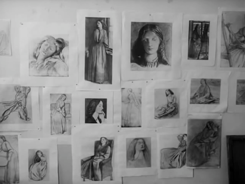 funeral-wreath: Dante Gabriel Rossetti’s artwork in Dante’s Inferno (dir. Ken Russell, 1