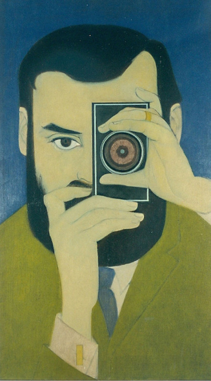 inland-delta: Will Barnet, Portrait of Djordje Milicevic, 1967