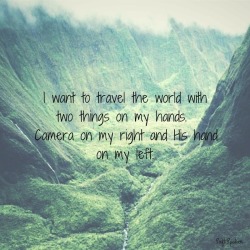 This. A million times this. I&rsquo;ve dreamed about traveling the world with my future someone. 