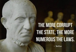 rollership:They want your flesh The more complex and populous the society, economy and technology the more rules and regulations you need.  Complexity increases opportunities for mistakes, fraud and theft at all levels, not just governmental/legal. 